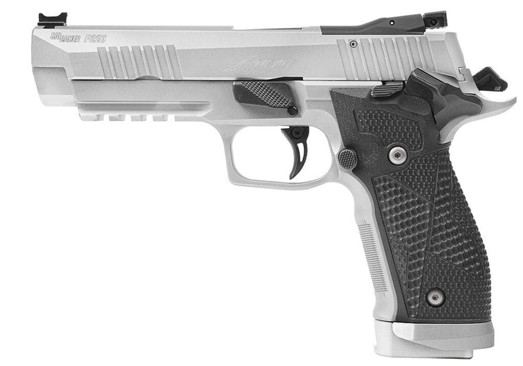 an image of SIG SAUER, INC. P226 XFIVE CUSTOM WORKS STAS 9MM LUGER SEMI-AUTO HANDGUN
