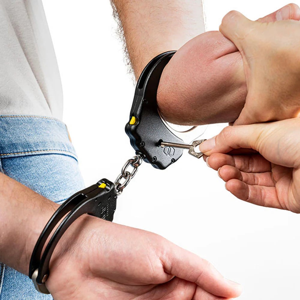 Handcuff Training - Applying handcuffs.