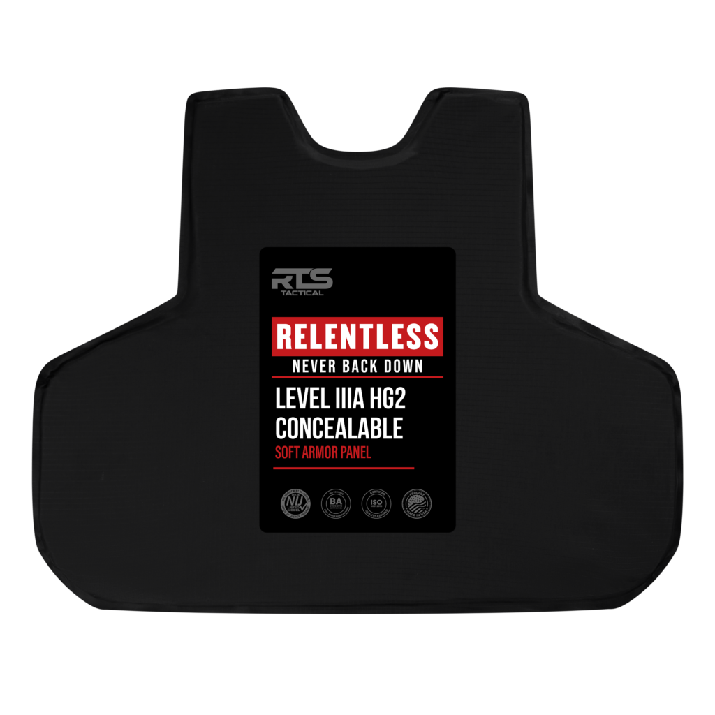 Body Armor for Security Guards 4 Relentless Panel IIIA HG21